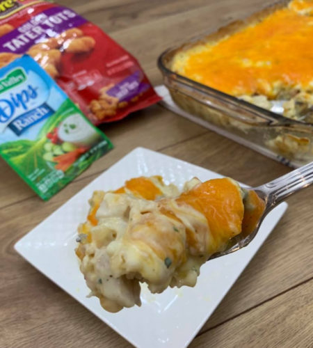 Cracked Out Cowboy Tater Tot Casserole