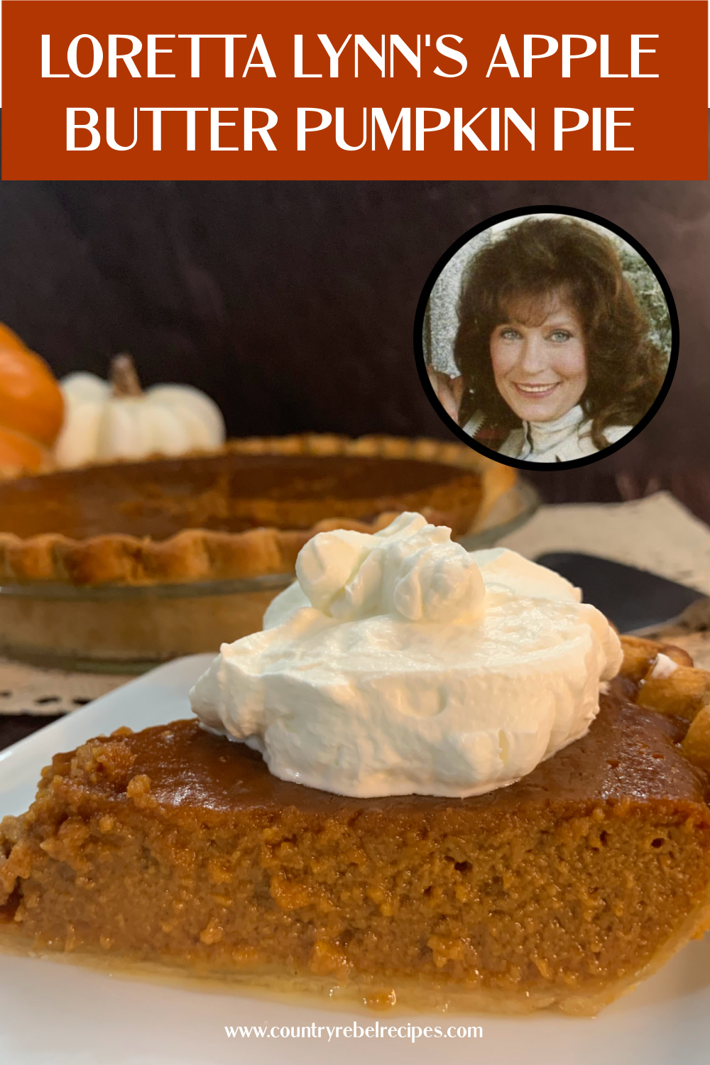 Loretta Lynn\'s Apple Butter Pumpkin Pie